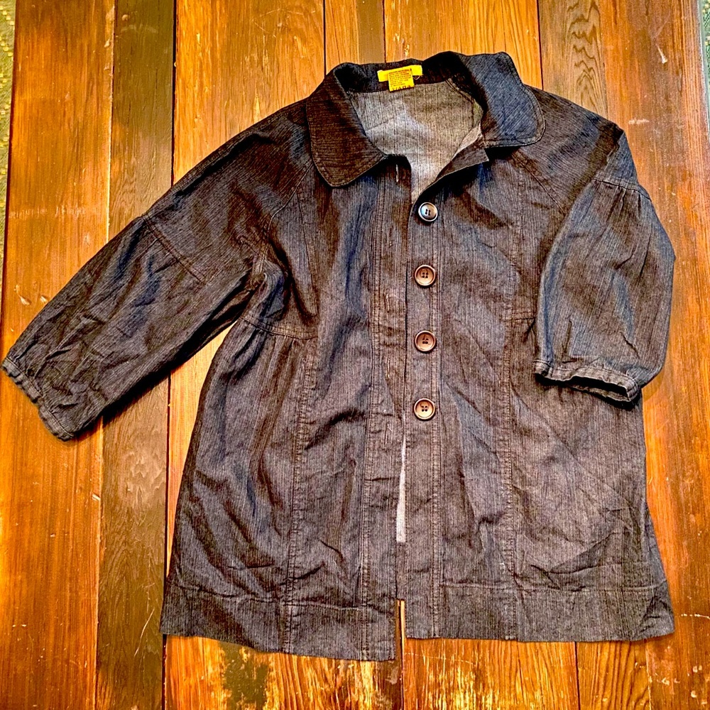 Dark wash denim jacket